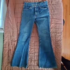 Vintage Levi's 664-0217 Big Bell Bottom Blue Jean GVPWC. Produced from 73'-83'.